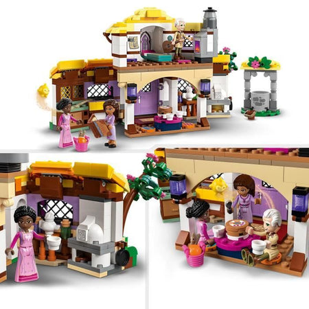 LEGO Disney Wish 43231 Il cottage di Asha, casa delle bambole con mini bambole di Asha, Sakina e Sabino e figura di stella