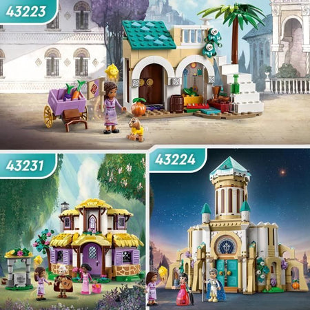 LEGO Disney Wish 43231 Il cottage di Asha, casa delle bambole con mini bambole di Asha, Sakina e Sabino e figura di stella
