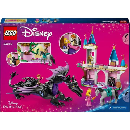 LEGO  Disney Princess 43240 Malefica nei panni di un drago, giocattolo per gli appassionati del cartone animato