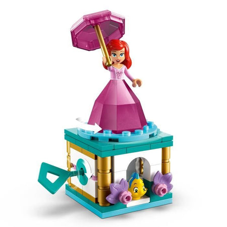LEGO  Disney Princess 43259 Spinning Ariel - Gioco di costruzione per ragazze dai 5 anni in su