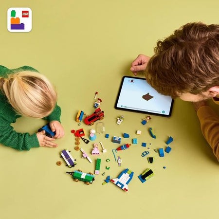 LEGO  Disney e Pixar 43264 Toy Story Party Train e RC Car - Giocattolo per bambini di 4 anni