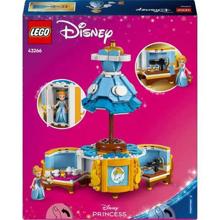 GIOCHI  Disney Princess 43266 Abito di Cenerentola - Set di costruzioni per bambine dai 9 anni