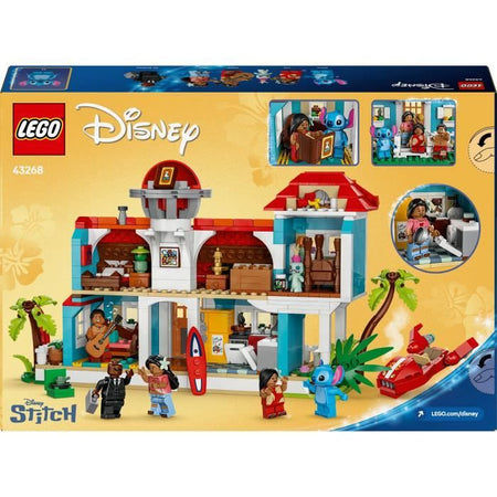 GIOCHI  Disney Lilo & Stitch Beach House Building Set per bambini e fan 43268