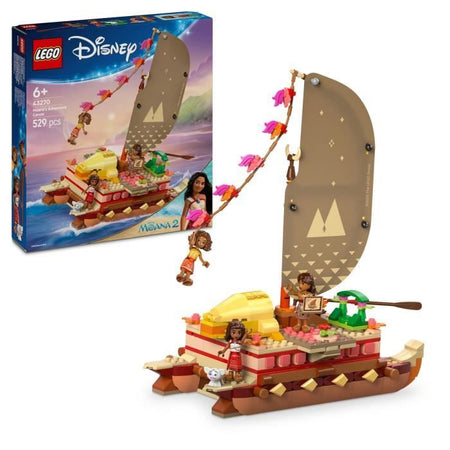 LEGO  Disney 43270 La barca avventurosa di Oceania - Gioco di costruzione e regalo per il 6 compleanno