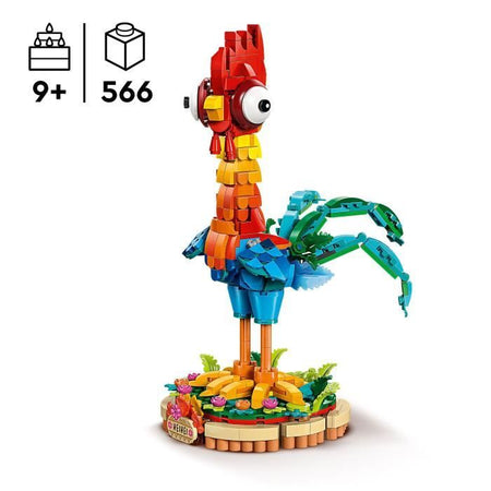 GIOCHI  Disney Vaiana 2 43272 Heihei - Giocattolo per bambine dai 9 anni in su con pollo da costruire