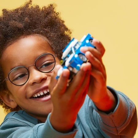 LEGO 60312 Auto della Polizia di Città, Giocattolo per Bambini dai 5 Anni in su con Minifigure dell'Ufficiale, Idea Regalo, Serie Avventure