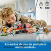 LEGO CITY 60374 Il camion di intervento dei pompieri, giocattolo con droni moderni e figurine