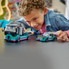 LEGO City 60406 Auto da corsa e camion da trasporto, giocattolo con veicolo, minifigure del pilota