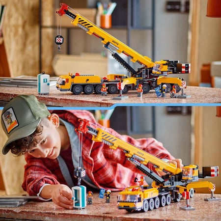 Gru mobile gialla LEGO City 60409, set da costruzione regalo per bambini