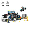 LEGO City 60418 City Il laboratorio mobile di scienze forensi, quad giocattolo, regalo per bambini dai 7 anni e minifigure