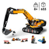 LEGO City 60420 L'escavatore da cantiere giallo, giocattolo per bambini dagli 8 anni in su