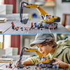 LEGO City 60420 L'escavatore da cantiere giallo, giocattolo per bambini dagli 8 anni in su