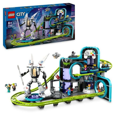 LEGO City 60421 Parco divertimenti Robot World - Giochi da luna park per bambini dagli 8 anni