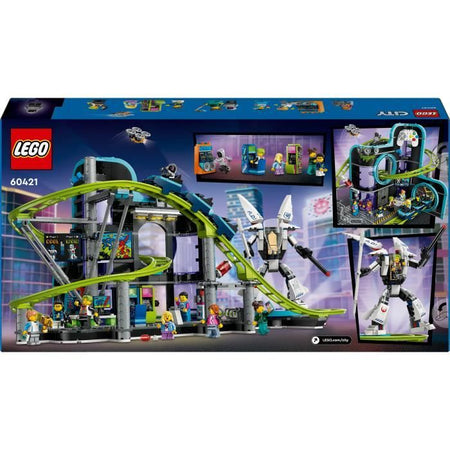 LEGO City 60421 Parco divertimenti Robot World - Giochi da luna park per bambini dagli 8 anni