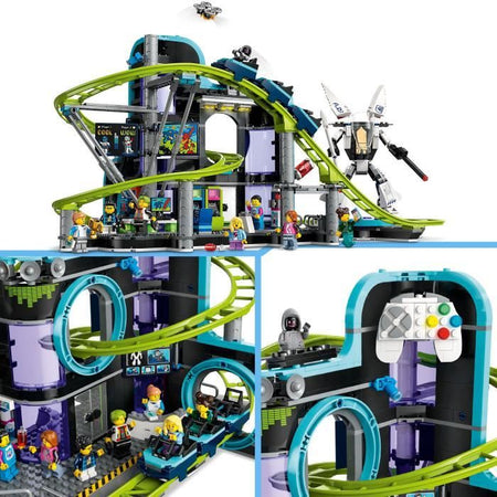 LEGO City 60421 Parco divertimenti Robot World - Giochi da luna park per bambini dagli 8 anni