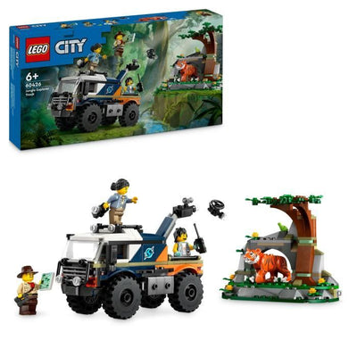 LEGO City 60426 Il camion fuoristrada dell'esploratore della giungla, giocattolo per bambini, dai 6 anni