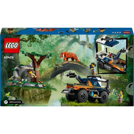 LEGO City 60426 Il camion fuoristrada dell'esploratore della giungla, giocattolo per bambini, dai 6 anni