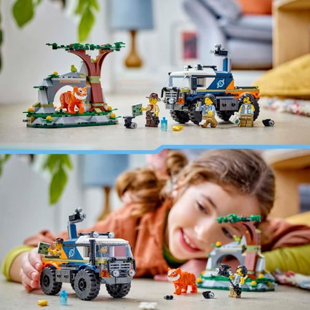 LEGO City 60426 Il camion fuoristrada dell'esploratore della giungla, giocattolo per bambini, dai 6 anni