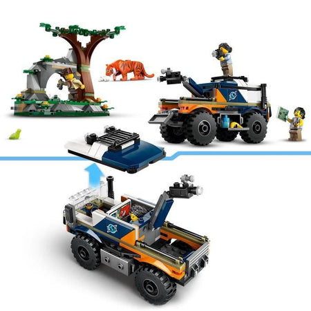 LEGO City 60426 Il camion fuoristrada dell'esploratore della giungla, giocattolo per bambini, dai 6 anni