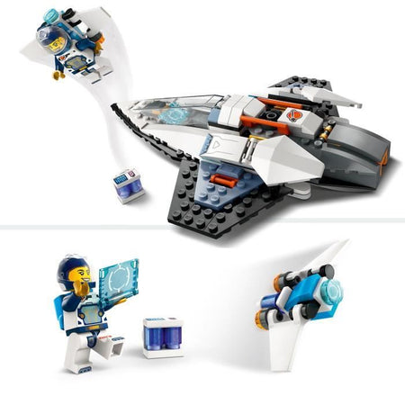 LEGO City 60430 Astronave interstellare, Giocattolo spaziale, Regalo per bambini dai 6 anni, Gioco creativo con minifigure