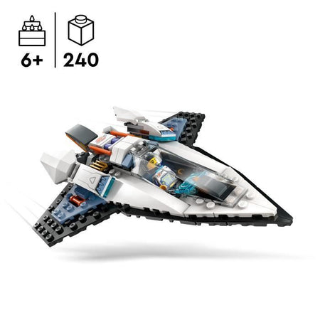 LEGO City 60430 Astronave interstellare, Giocattolo spaziale, Regalo per bambini dai 6 anni, Gioco creativo con minifigure