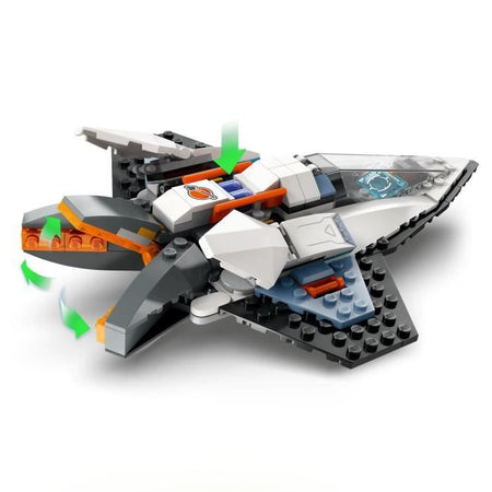 LEGO City 60430 Astronave interstellare, Giocattolo spaziale, Regalo per bambini dai 6 anni, Gioco creativo con minifigure
