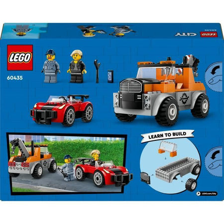 LEGO City 60435 Il carro attrezzi e l'auto sportiva, gioco di costruzioni per bambini di 4 anni