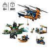 LEGO City 60437 L'elicottero dell'esploratore della giungla al campo base, dagli 8 anni