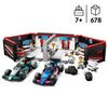 LEGO City 60444 Garage F1 e gioco Mercedes-AMG e auto alpine per bambini di 7 anni