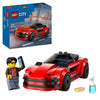 LEGO City 60448 Auto sportiva rossa - Giocattolo costruibile per bambini di 5 anni