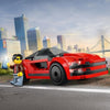 LEGO City 60448 Auto sportiva rossa - Giocattolo costruibile per bambini di 5 anni