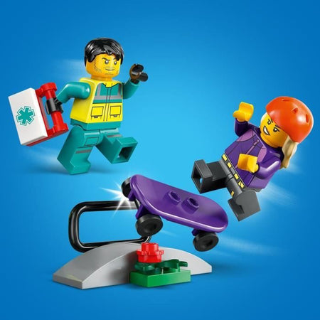 LEGO City 60451 Ambulanza di soccorso  Giocattolo costruibile per bambino di 5 anni