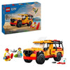 LEGO City 60453 Veicolo di salvataggio sulla spiaggia - Giocattolo per bambini di 6 anni con squalo