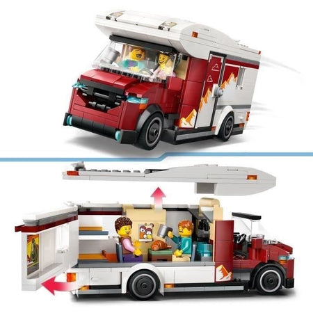 LEGO City 60454 Adventure Camper Van - Giocattolo da costruzione per bambini dai 6 anni in su