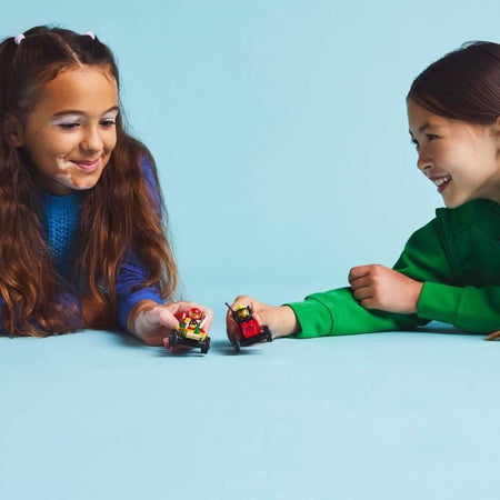 Pacchetto auto da corsa LEGO City 60458: camion delle pizze contro camion dei pompieri