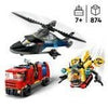 LEGO City 60462 Elicottero, camion dei pompieri e sottomarino modulare - Giocattolo per bambini di 7 anni