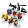 LEGO City 60462 Elicottero, camion dei pompieri e sottomarino modulare - Giocattolo per bambini di 7 anni