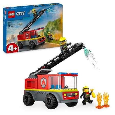 LEGO City 60463 Autopompa con scala - Set da costruzione - Bambini dai 4 anni in su