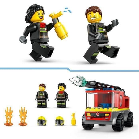LEGO City 60463 Autopompa con scala - Set da costruzione - Bambini dai 4 anni in su