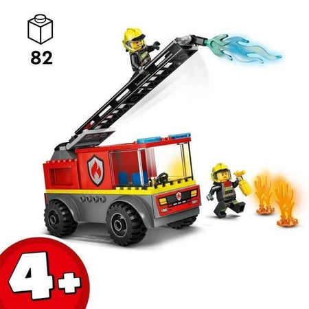 LEGO City 60463 Autopompa con scala - Set da costruzione - Bambini dai 4 anni in su