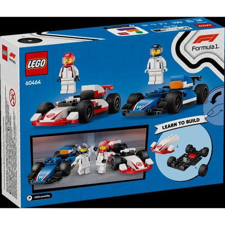 LEGO City 60464 Auto da corsa Williams Racing e Haas F1 F1 - Giocattolo per bambini dai 4 anni