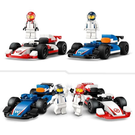 LEGO City 60464 Auto da corsa Williams Racing e Haas F1 F1 - Giocattolo per bambini dai 4 anni
