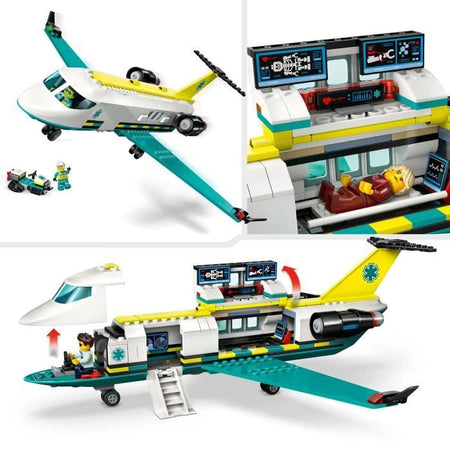 LEGO City 60465 Ambulanza di soccorso aereo - Set di costruzioni per bambini dai 6 anni in su