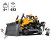 LEGO City 60466 Bulldozer giallo - Set di costruzioni per bambini e bambine dagli 8 anni in su