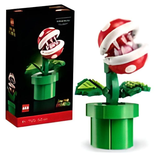 LEGO Super Mario 71426 Pianta Piranha, Figura Articolata con Tubo e 2 Pezzi, Modello per Adulti, Idea Regalo
