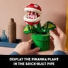 LEGO Super Mario 71426 Pianta Piranha, Figura Articolata con Tubo e 2 Pezzi, Modello per Adulti, Idea Regalo