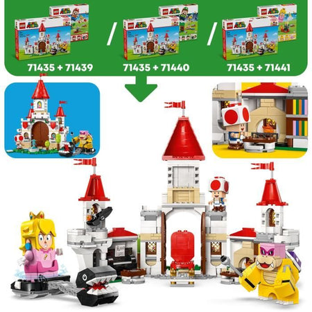 LEGO Super Mario 71435 Lotta contro Roy al castello di Peach - Set di personaggi Nintendo