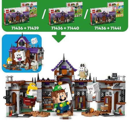 LEGO Super Mario 71436 La villa stregata di Re Boo - Set da collezione Nintendo
