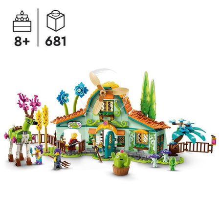 LEGO DREAMZzz 71459 Stalla Dream Creatures, Fattoria Giocattolo con Figura di Cervo 2 in 1