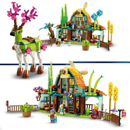 LEGO DREAMZzz 71459 Stalla Dream Creatures, Fattoria Giocattolo con Figura di Cervo 2 in 1